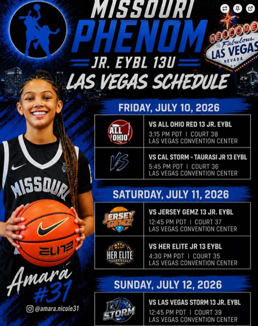 Missouri Phenom 13U Heads to Las Vegas